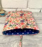 Floral Fabric Book Sleeve with Ties - Image 5