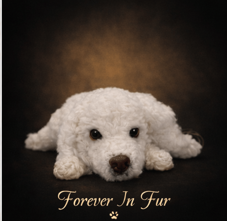 Custom Sleeping Dog Replica – Handmade Needle Felted Pet Keepsake – Peaceful Pet