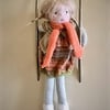 knitted rag doll -Hilda