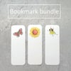 Beautiful Bundle Pack of 3 Bookmarks Eco Friendly