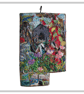 Textile landscape - old building - eco gift - wall hanging - ready to hang