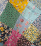 Patchwork Blanket. Fleece backed. - Image 5