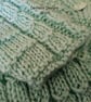 Designer Hand Knitted Cardigan & Booties Set  with Merino Wool 0-3 months size - Image 6