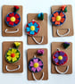  Yellow Felt Daisy Bookmark, Handmade Floral Page Marker, Cute Gift for Readers - Image 5