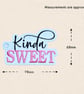Kinda Sweet Bookmark - Embroidered Book Lover Accessory - Image 5