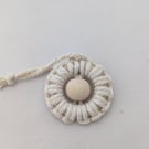 Macrame car diffuser - natural