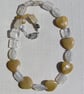 Golden Jade, Honey Quartz & Yellow Tourmaline Gemstone Beaded Necklace - Image 4