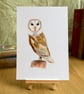 Barn Owl - Art Print A5 or A4 - Image 1