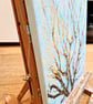 Contemporary Tree Painting, Turquoise Wall Decor, Original Acrylics on Canvas - Image 6