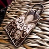 'Dad' Nautical Pyrography Keyring - Customisable