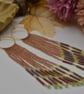 Autumn Festival Beaded Tassel Earrings - Image 6