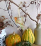 Robin and Snowdrop Wooden Hanging Decoration - Image 8