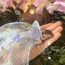 Ooak Baby Fairy, Polymer Clay, Fairy Gift, Sleeping Fairy