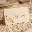 Name card, Place Cards, Wedding Table Settings, Personalised, PDF Printable