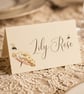 Name card, Place Cards, Wedding Table Settings, Personalised, PDF Printable