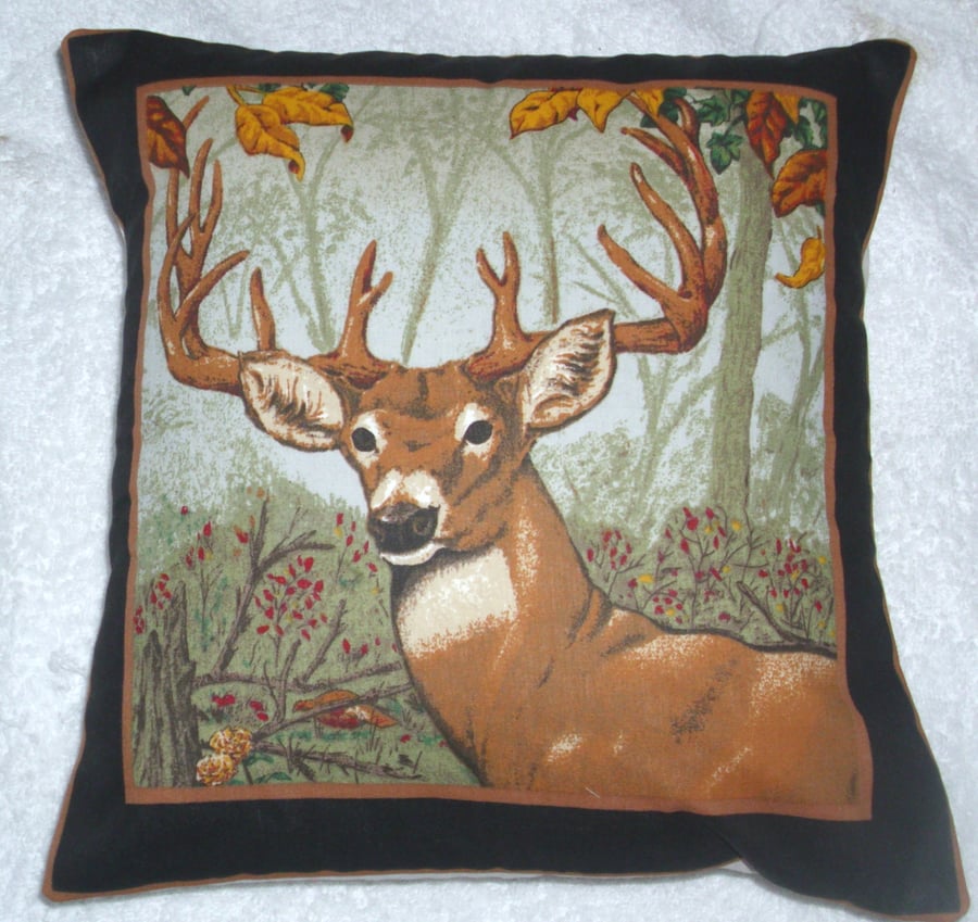 A Stag facing front left cushion 