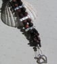 Red Tiger Eye Gemstone Chakra Beaded Bracelet "Red Wisp" - Image 4