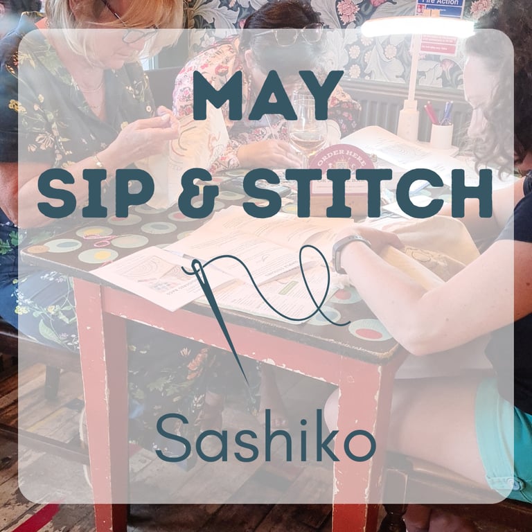 Sip & Stitch MAY – Creative Workshop at Granello Lounge