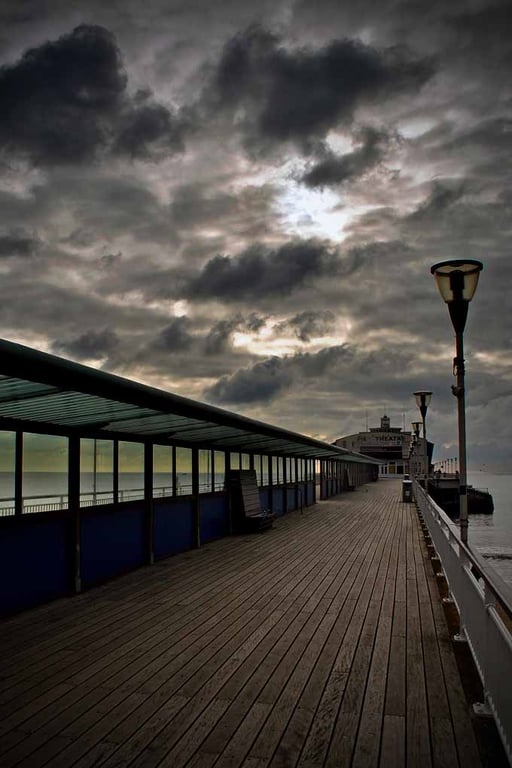Bournemouth Pier Dorset England UK 12"x18" Print