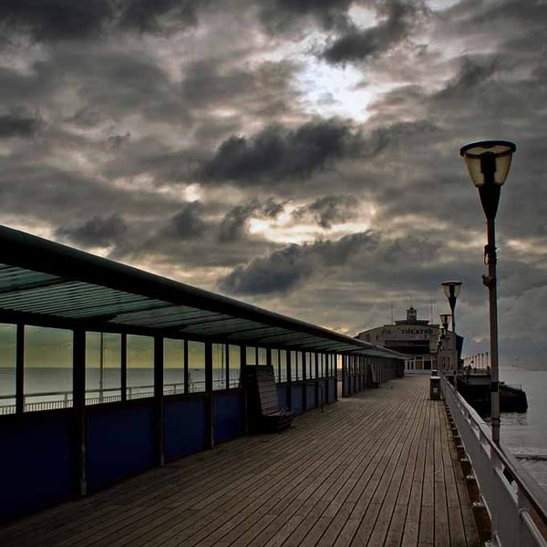 Bournemouth Pier Dorset England UK 12"x18" Print