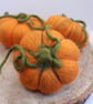Small Needle Felted Pumpkin decoration - Image 1