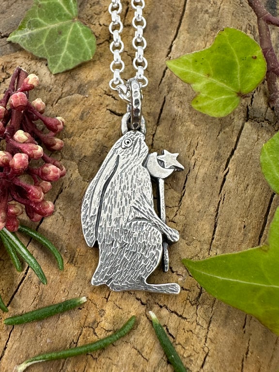 Make a Wish Hare Pendant