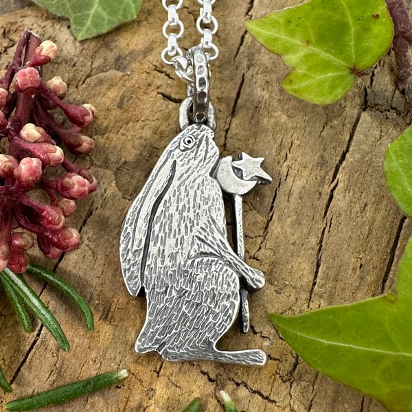 Make a Wish Hare Pendant