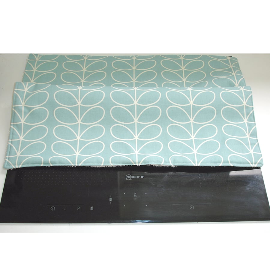 Induction Hob Cover 24" x 22" Electric Oven Duck Egg Kitchen Surface Saver Mat