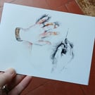 'The Maker's Hands', Greetings Card