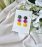 Three Circle Pop Drop Earrings - Image 4