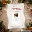 Christmas Knitting Pattern Book, 10 Printed DK Patterns in 2 A4 Books