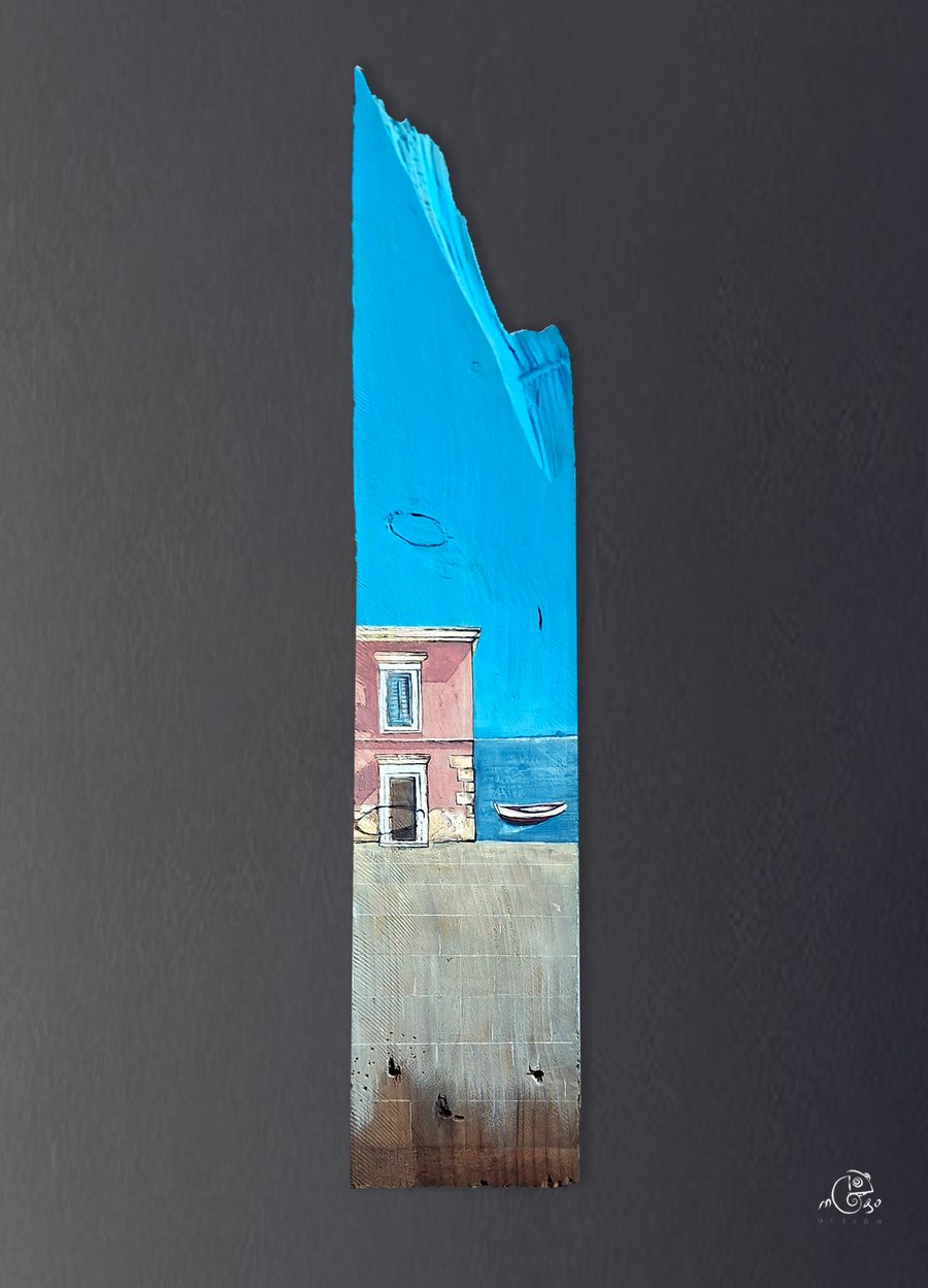 Velvet Sun original painting on wood