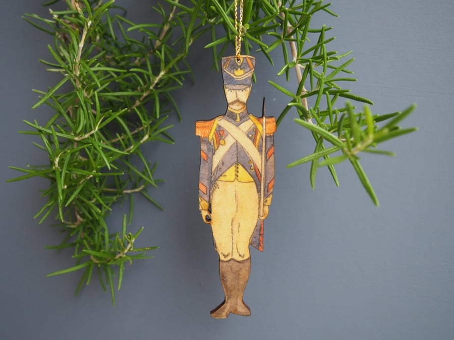 Tin Soldier Christmas hanging