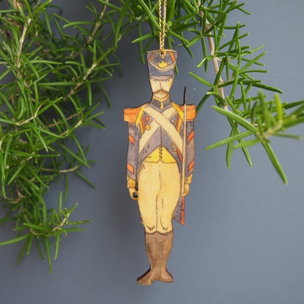 Tin Soldier Christmas hanging