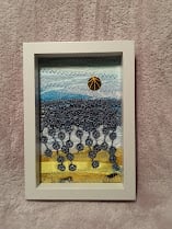 Dancing waves - Textile Art