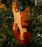 Unique Wooden Rocking Horse Christmas Tree Decoration - Image 5