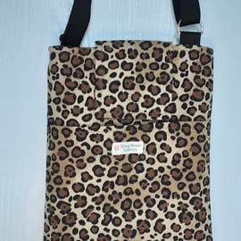 Leopard Print Crossbody Bag