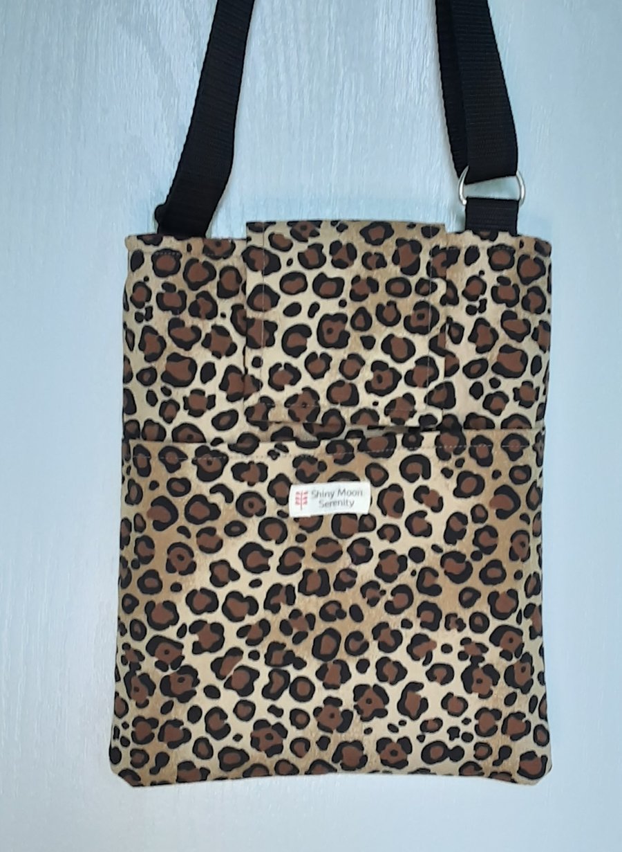 Leopard Print Crossbody Bag