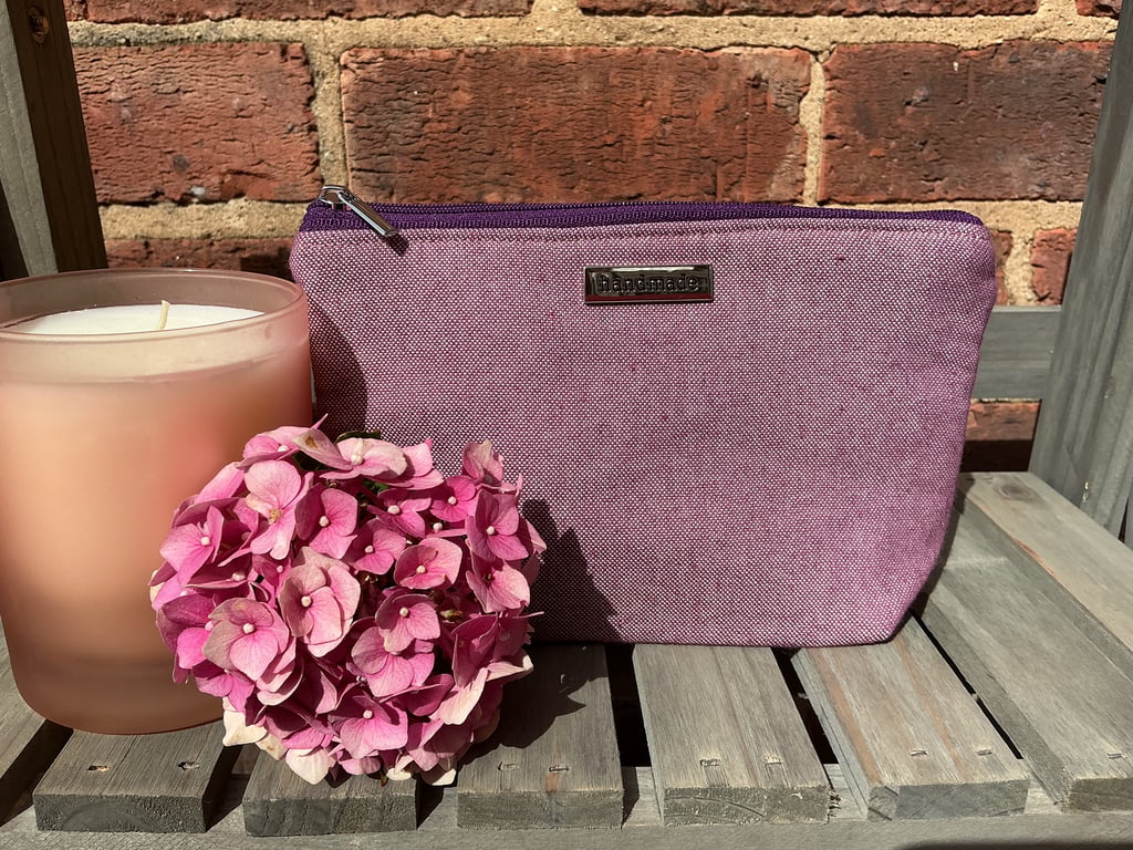 Mauve Zip Pouch