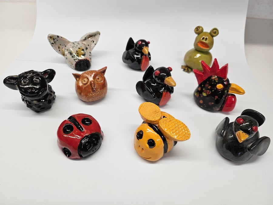 Cane Tops for Your Bamboo Sticks - Animal Collection