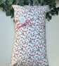 Rectangle Cushion in a vintage pink & white floral cotton fabric - Home Decor - Image 7