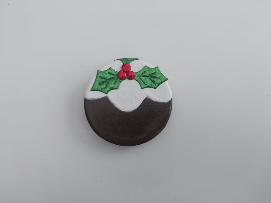 Christmas Pudding Fridge Magnet Christmas Kitchen Decor