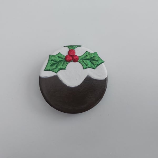 Christmas Pudding Fridge Magnet Christmas Kitchen Decor