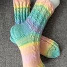 Cosy Hand Knitted Socks UK 5