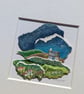 Stormy Clouds Cottage - Miniature collage. Mounted - Image 6