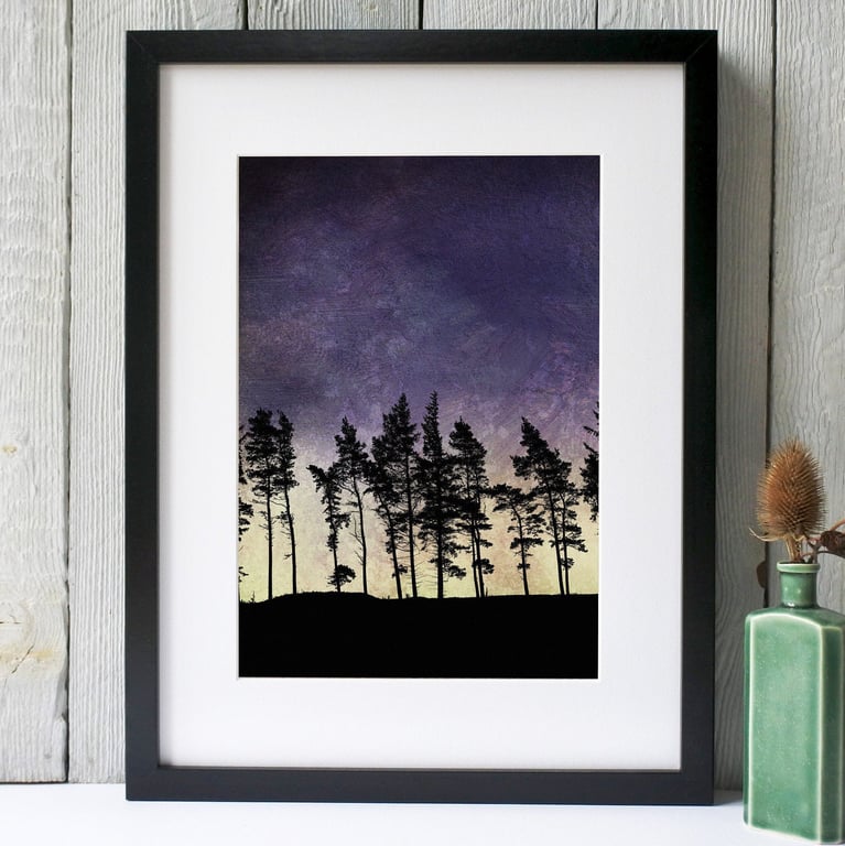 Northumbria Tree Ridge No.1 Fine Art Print