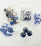 Statement Necklace Kit - with Handcrafted Swirled Enamel Discs. - Image 8