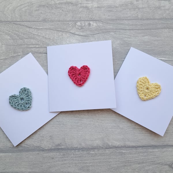 Crochet Heart Greeting Card