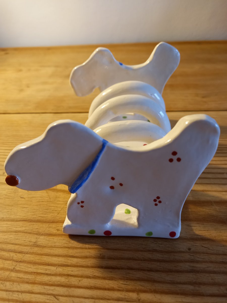  Ceramic Dog Toast Rack