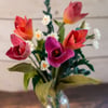 Tulips and Camomile Spring Felt Bouquet